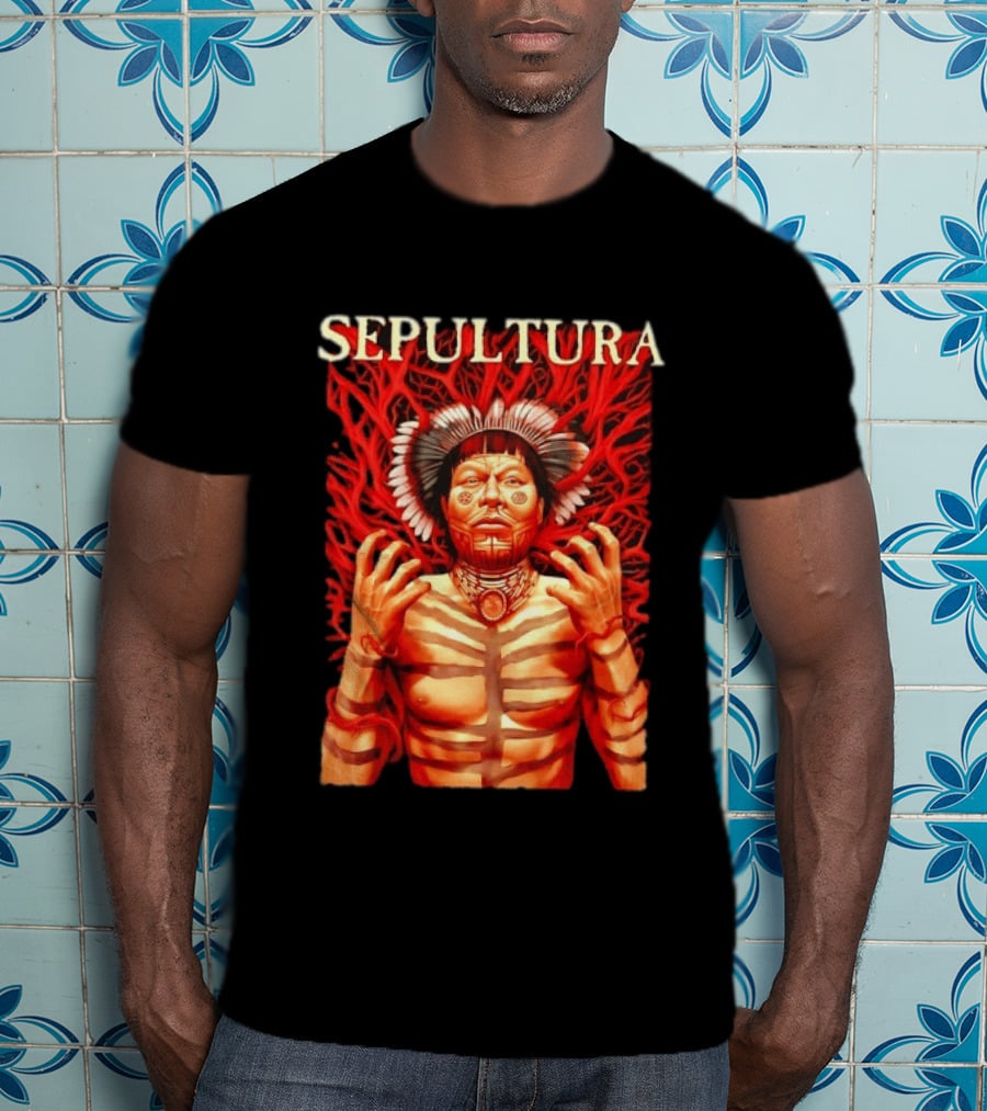 Sepultura Heavy Metal Roots Indigenous T-Shirt