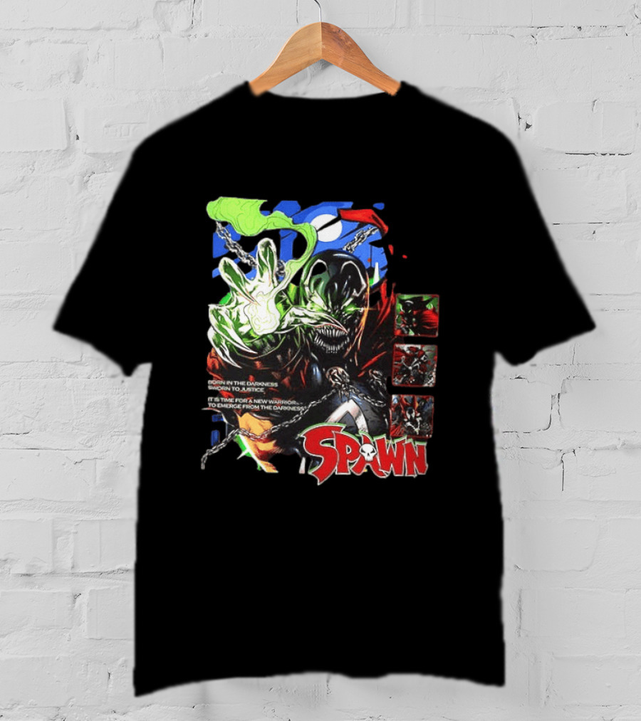 Spawn Born In The Darkness Sworn To Justice New Warrior Emerges T-Shirt
