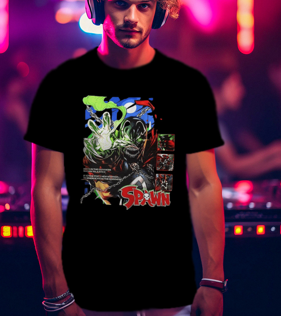 Spawn Born In The Darkness Sworn To Justice New Warrior Emerges T-Shirt