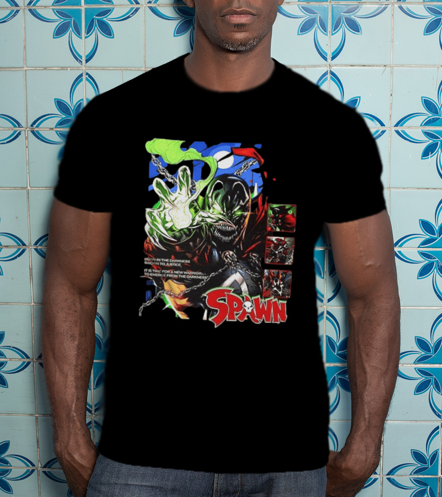 Spawn Born In The Darkness Sworn To Justice New Warrior Emerges T-Shirt