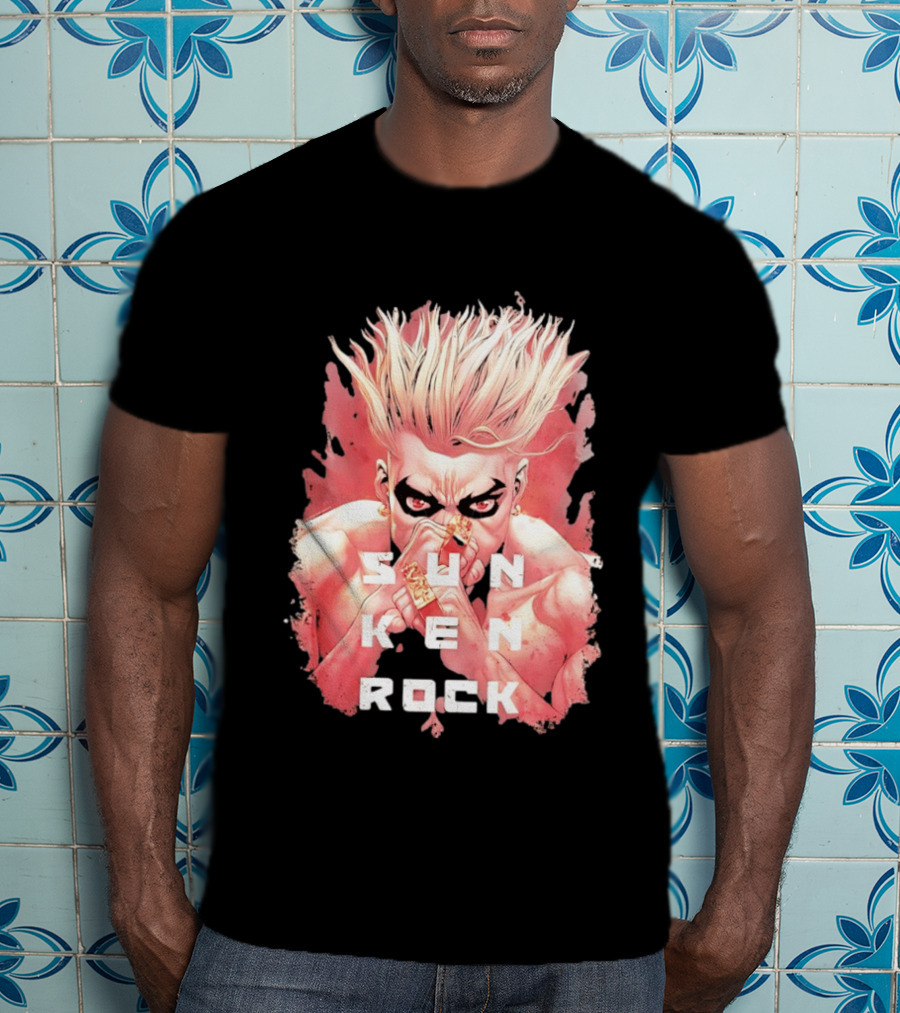 Sun Ken Rock Ken Kitano Manga Boichi Anime Intense Look T-Shirt