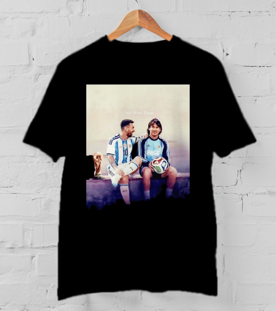 One More Time Lionel Messi World Cup Legacy T-Shirt