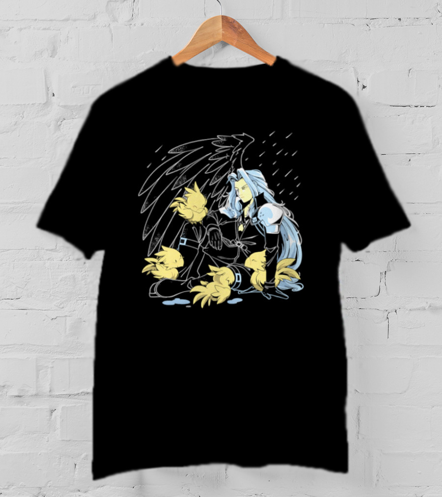 One Wing Bird Lover Chocobo Final Fantasy Fan T-Shirt