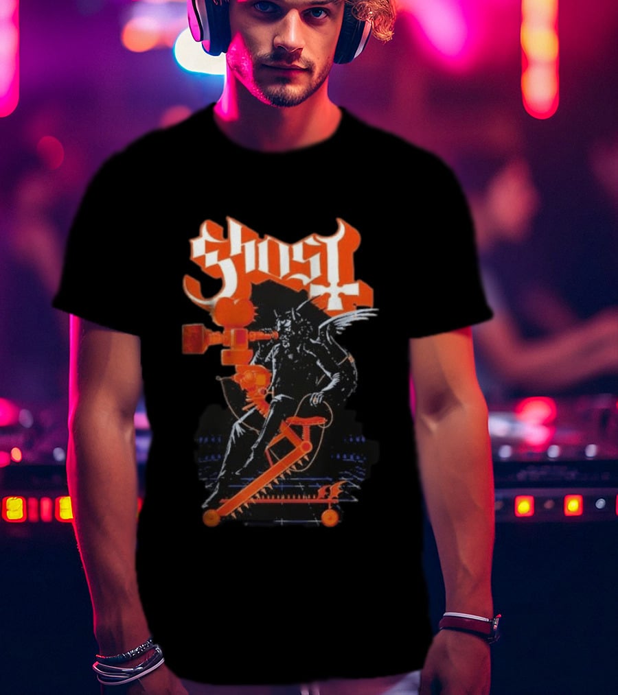 Original Ghost Auteur V The Nameless Ghouls Cinematic Camera Wings T-Shirt