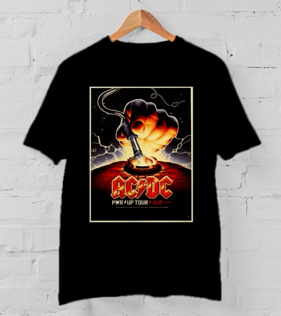 ACDC PWR Up Tour 2026 Camp Randall Stadium Madison Wisconsin July 19 Exclusive Event T-Shirt