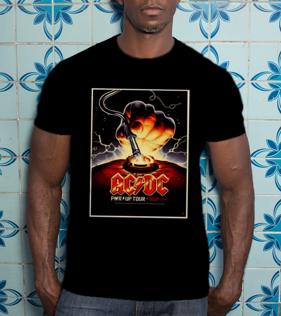 ACDC PWR Up Tour 2026 Camp Randall Stadium Madison Wisconsin July 19 Exclusive Event T-Shirt