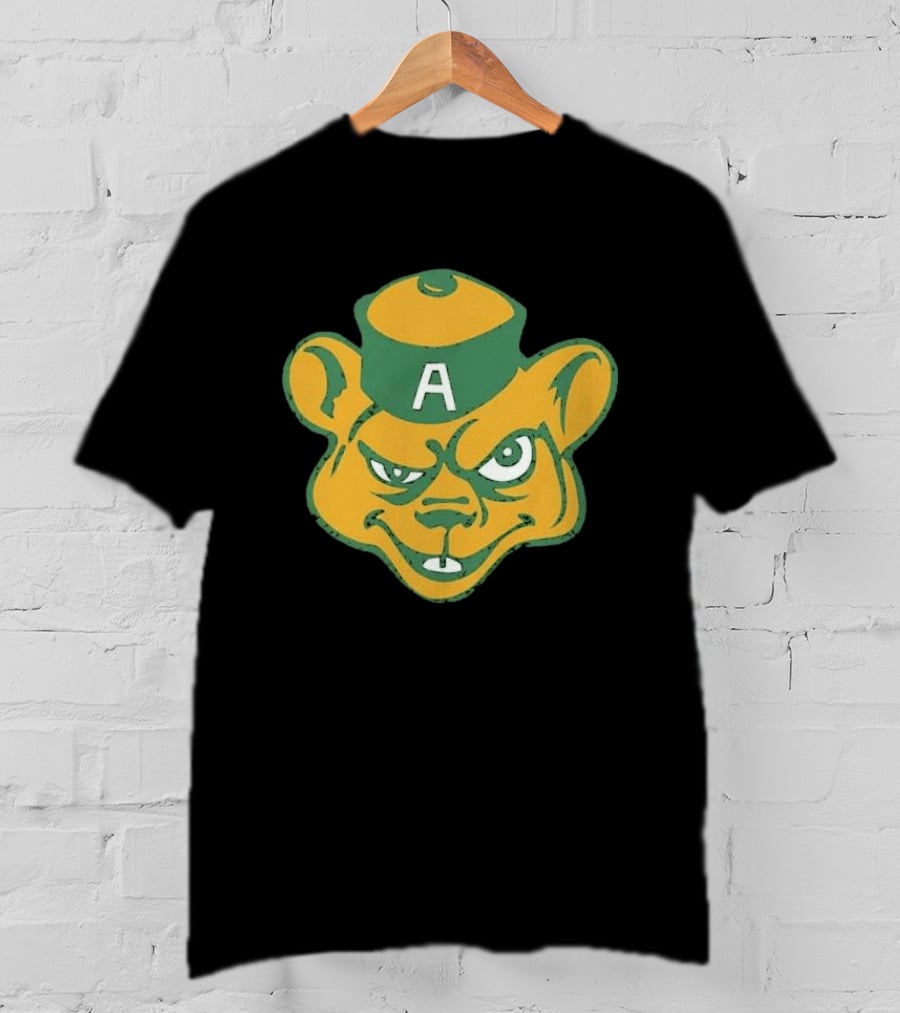 Angry Bear A Logo Vintage Cartoon T-Shirt