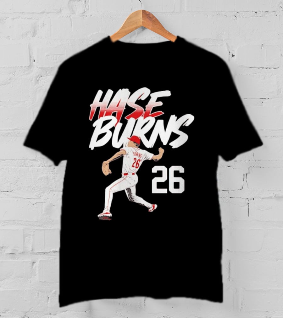 Chase Burns Cincinnati Reds Baseball Ace Number 26 T-Shirt
