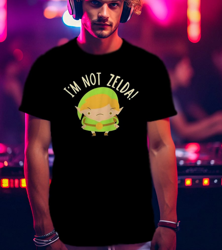 I'm Not Zelda Funny Link T-Shirt