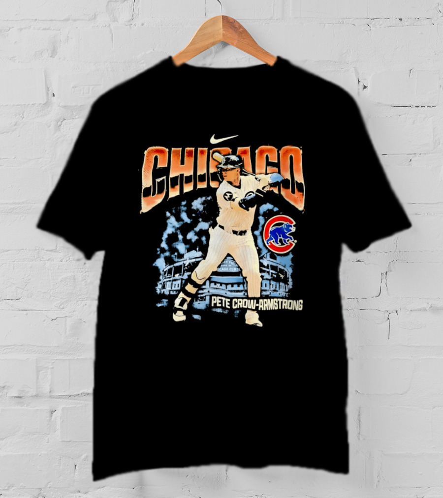 Chicago Cubs Pete Crow Armstrong Wrigley Field Nike T-Shirt