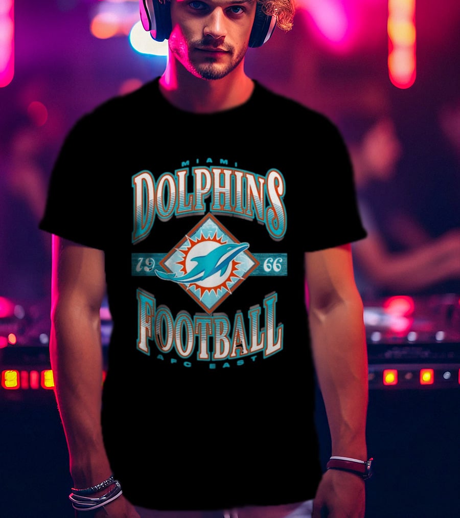 Miami Dolphins 1966 Football Team AFC East T-Shirt