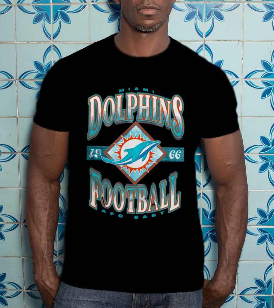Miami Dolphins 1966 Football Team AFC East T-Shirt