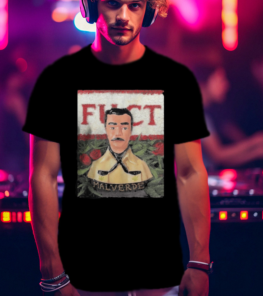 Fuct Malverde Red Roses T-Shirt