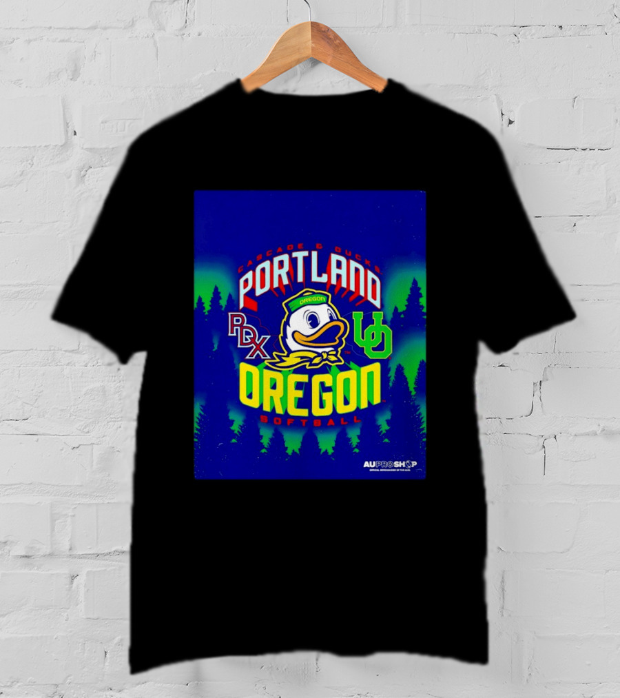 Cascade Ducks Portland RDX Oregon Softball T-Shirt