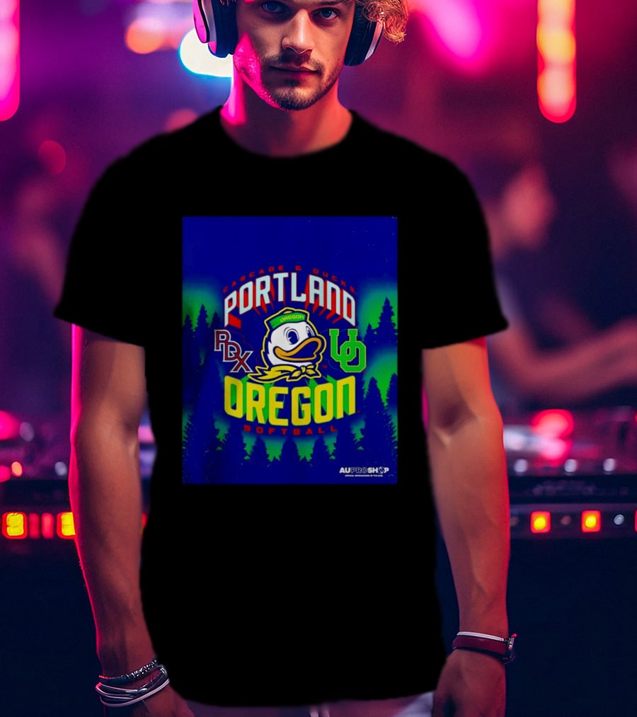 Cascade Ducks Portland RDX Oregon Softball T-Shirt