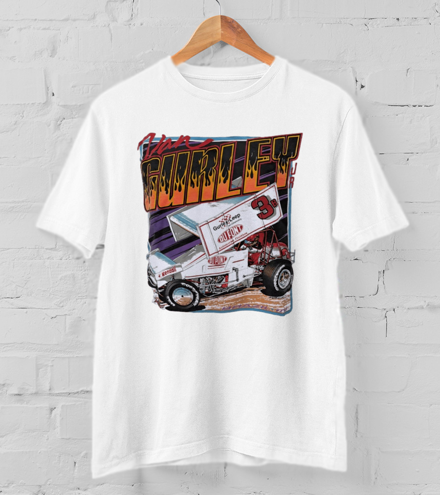 Van Gurley Jr 3B Gurley Leep Motorsports DuPont Sprint Car Racing Kendall T-Shirt