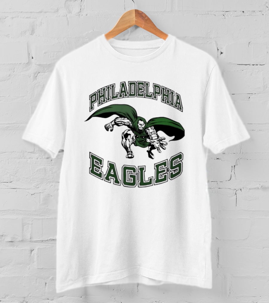 Philadelphia Eagles 2026 Doom Football Fan Gear T-Shirt
