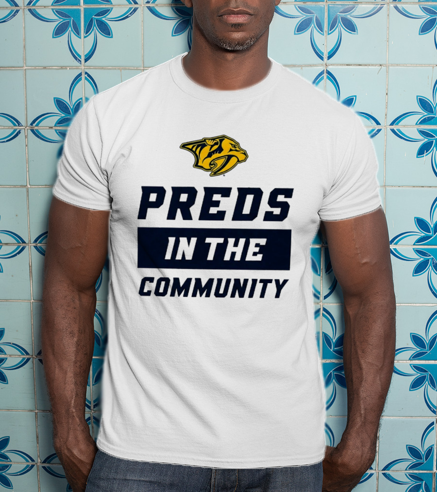 Nashville Predators 2026 Preds In The Community Initiative T-Shirt