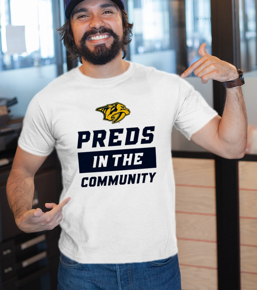 Nashville Predators 2026 Preds In The Community Initiative T-Shirt