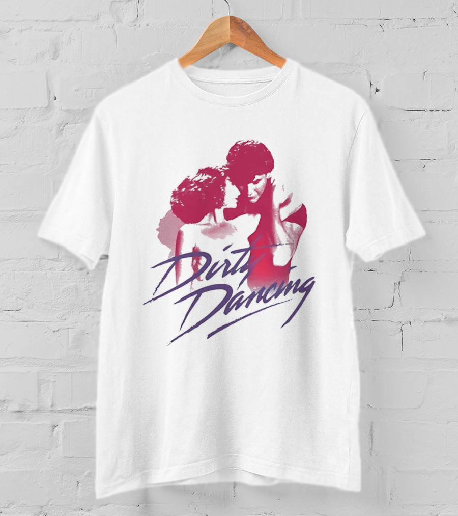 Dirty Dancing Patrick Swayze Jennifer Grey Romantic Lift Scene T-Shirt