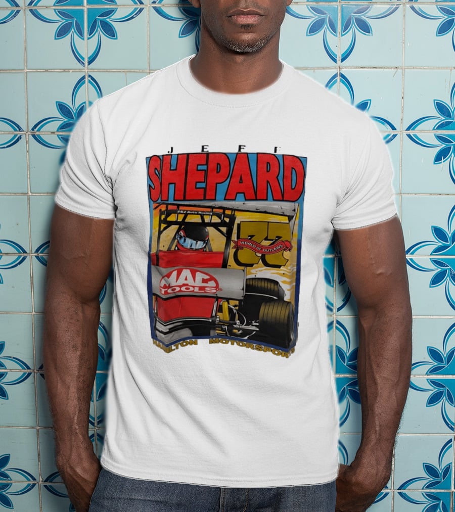 Jeff Shepard Mac Tools World Of Outlaws Racing Hamilton Motorsports T-Shirt