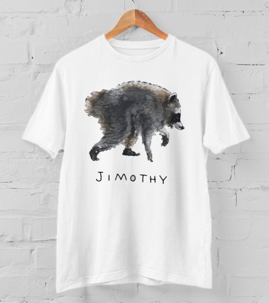 Jimothy Raccoon Viral Seattle Artwork Trend T-Shirt