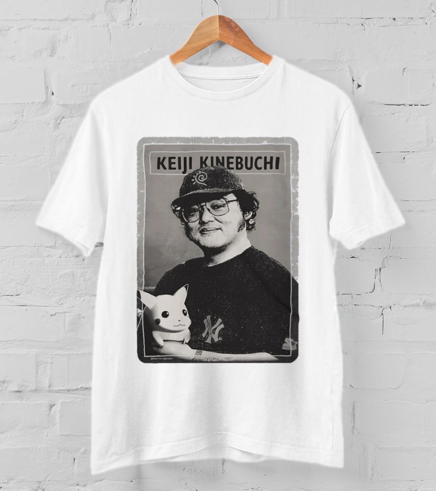 KEIJI KINEBUCHI Memorial 1956 2002 Pikachu NY Yankees Hat T-Shirt