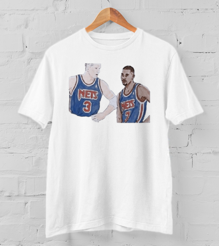 Kenny Anderson And Dražen Petrović Nets 3 And 7 Jerseys T-Shirt