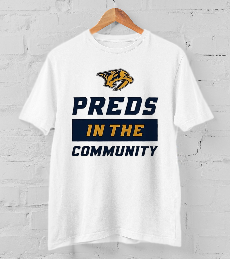 Nashville Predators Preds In The Community T-Shirt