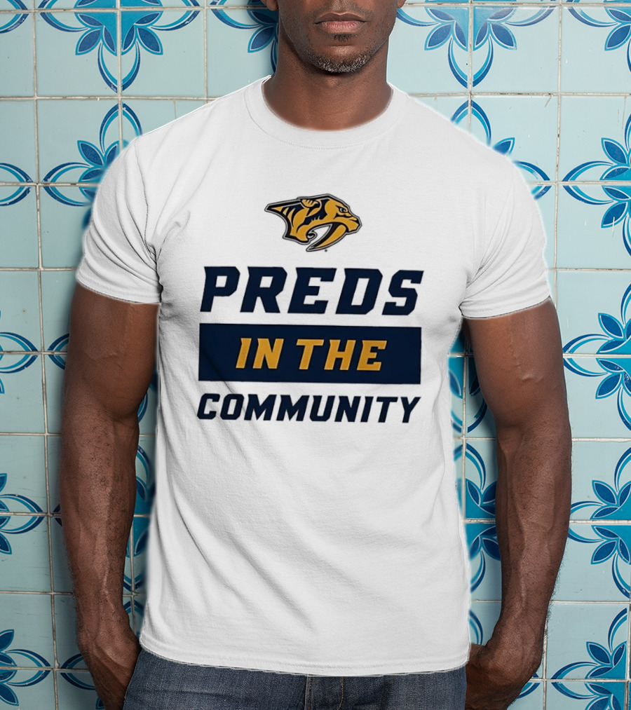 Nashville Predators Preds In The Community T-Shirt