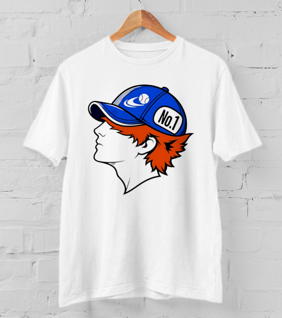 No1 Tennis Player Profile Athlete Sports Baseball Cap T-Shirt