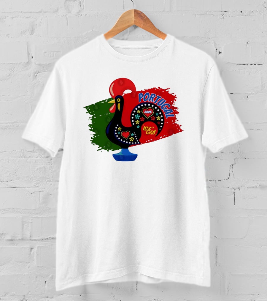 Portugal 2025 Lez Go Galo De Barcelos Rooster T-Shirt