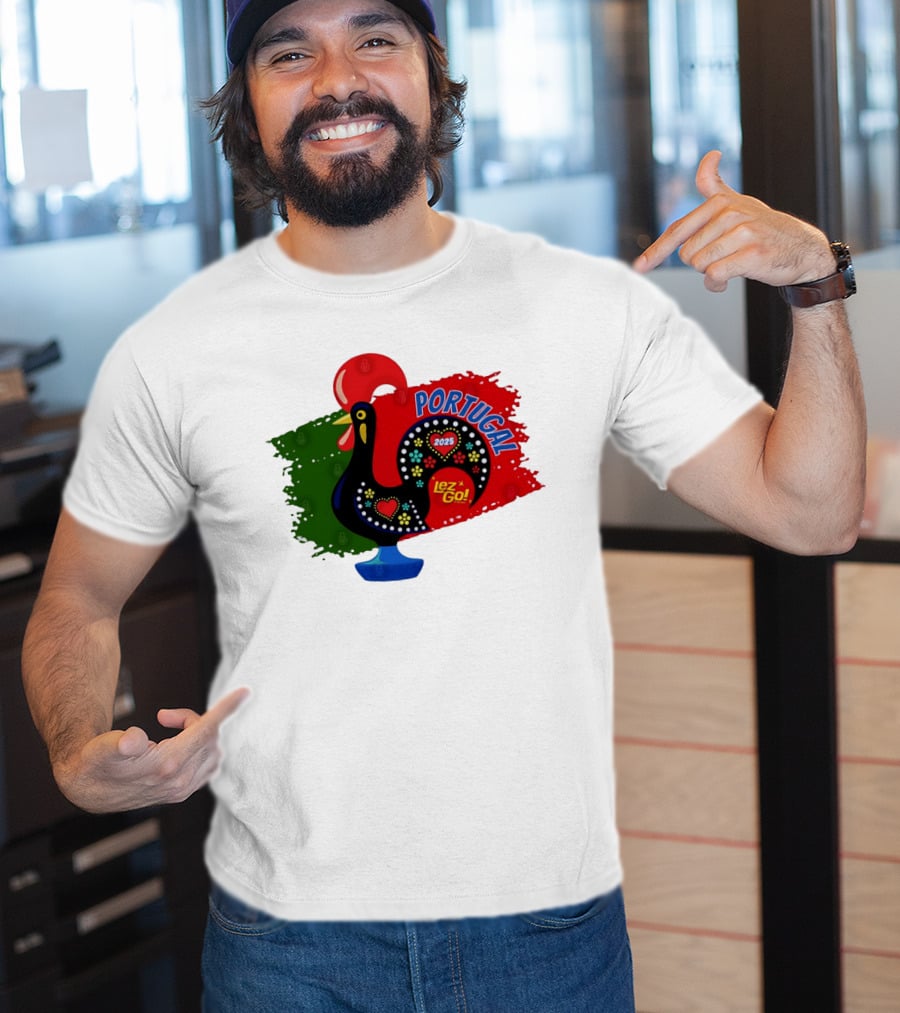 Portugal 2025 Lez Go Galo De Barcelos Rooster T-Shirt
