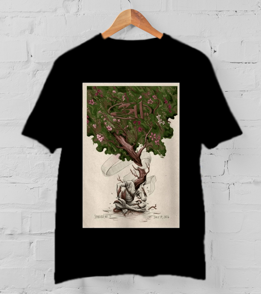 311 Syracuse NY July 19 2026 Tree And Blossoms Tour T-Shirt