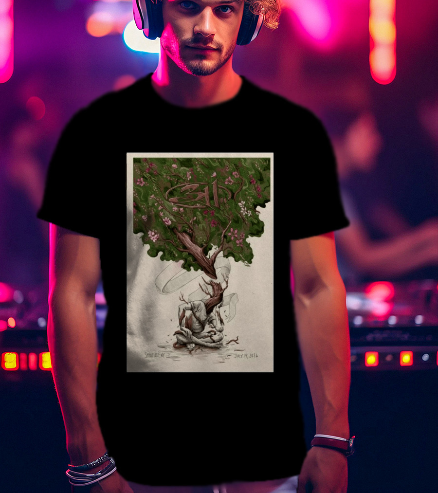 311 Syracuse NY July 19 2026 Tree And Blossoms Tour T-Shirt
