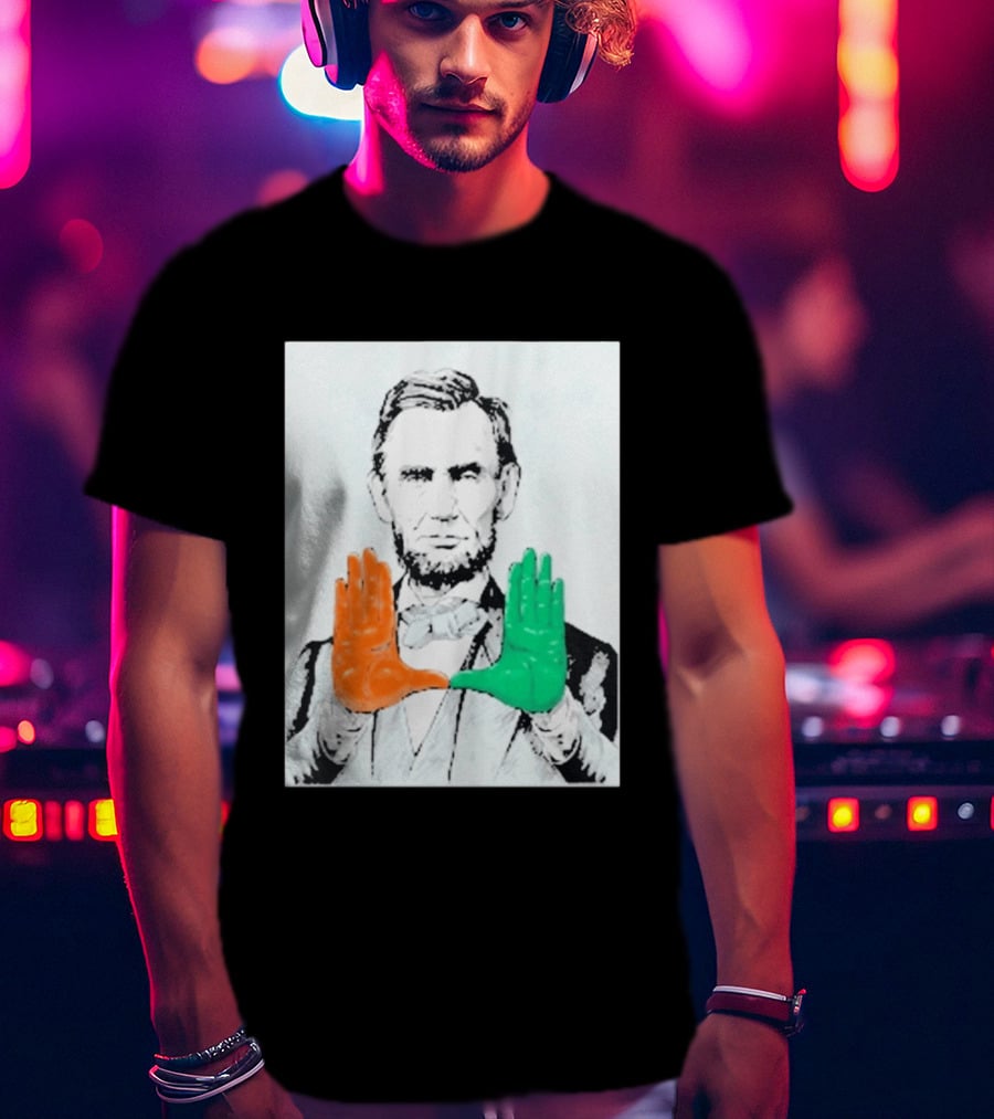 Abraham Lincoln Miami Hurricanes U Hands T-Shirt