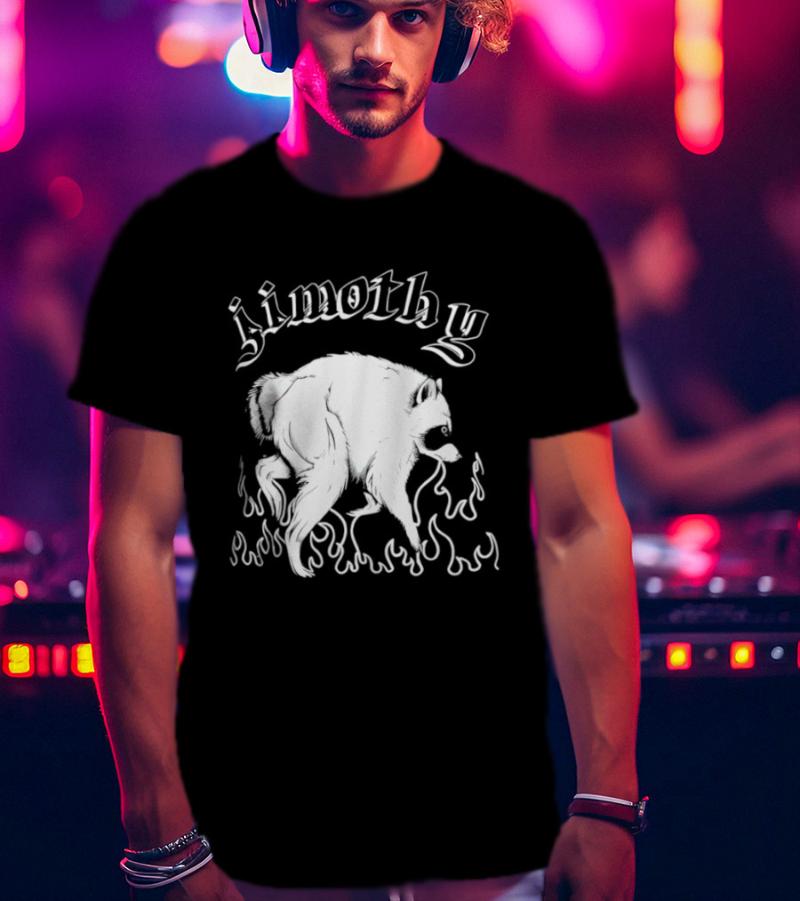 Jimothy The Ballard Raccoon Flame T-Shirt