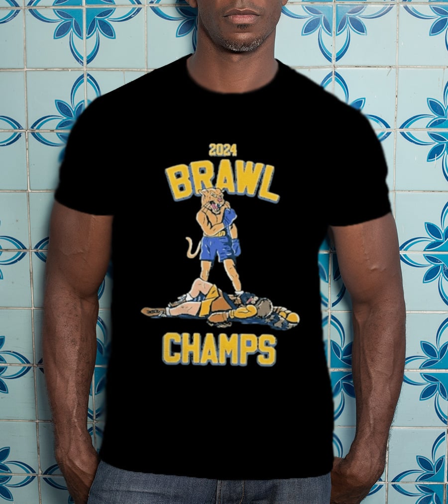 2024 Brawl Champs Boxing Cat Victory T-Shirt