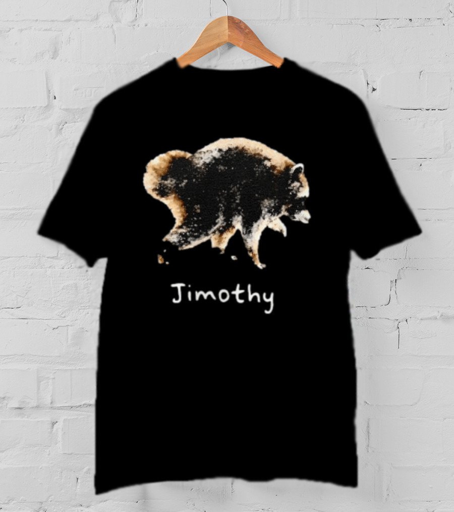 Jimothy Raccoon Animal Watercolor T-Shirt