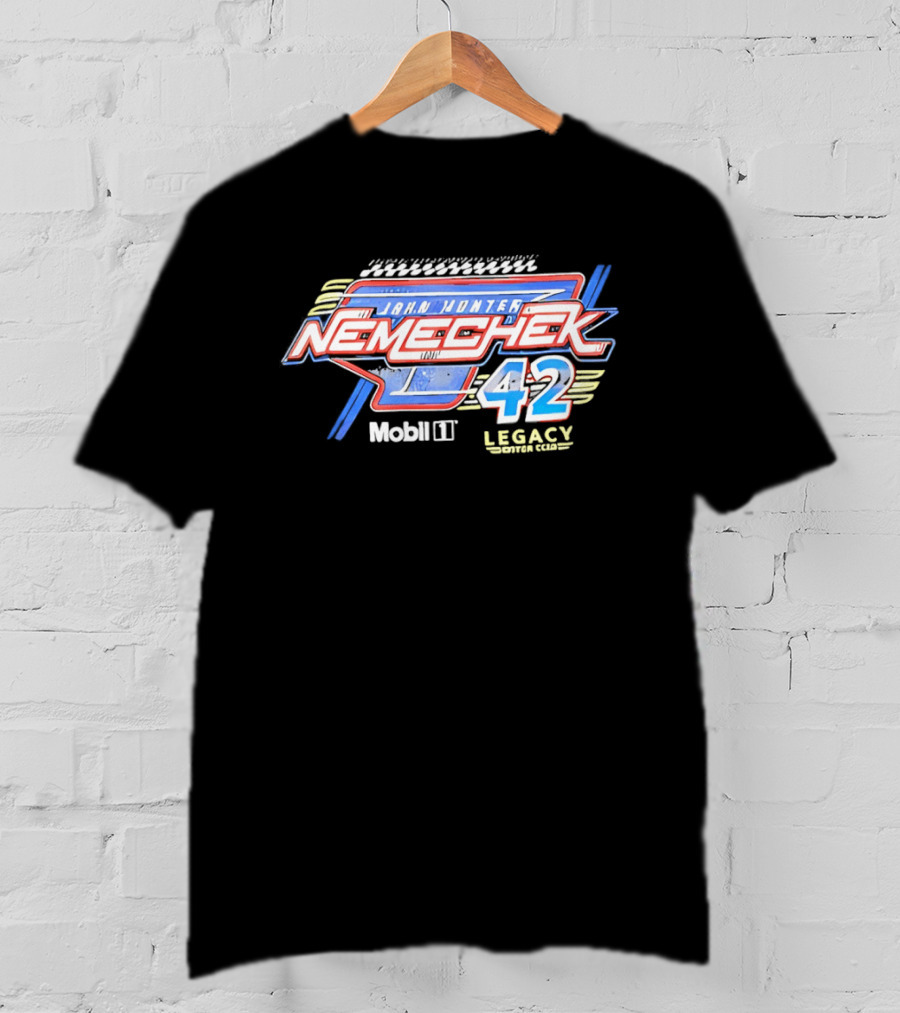 John Hunter Nemechek 42 Legacy Motor Club Mobil 1 Racing T-Shirt