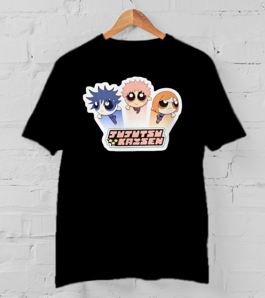 Jujutsu Kaisen Powerpuff Inspired Characters T-Shirt