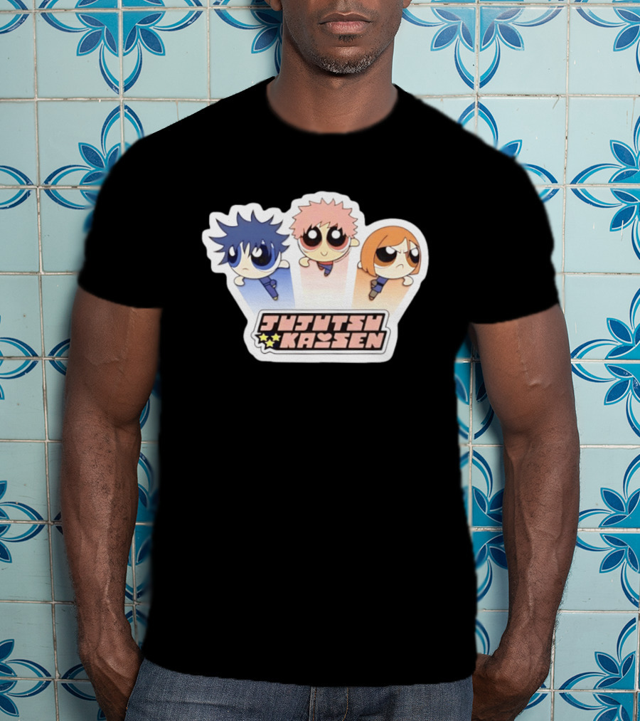 Jujutsu Kaisen Powerpuff Inspired Characters T-Shirt