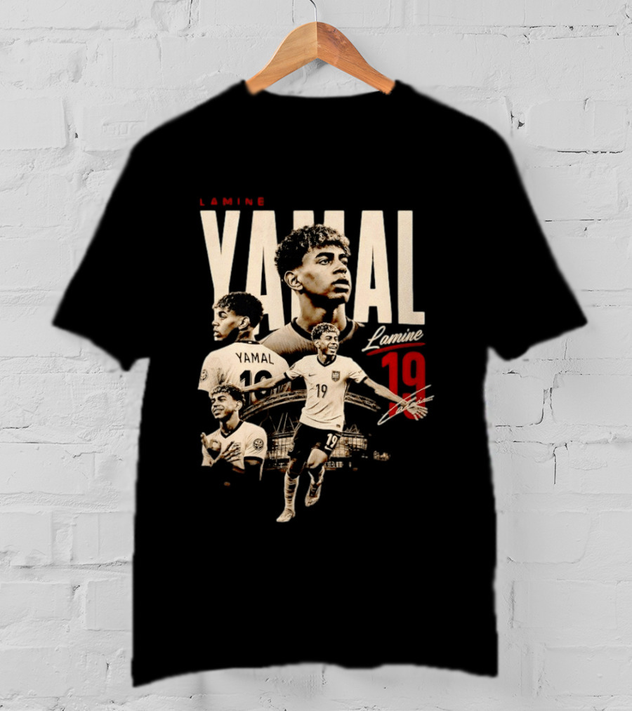 Lamine Yamal 19 Spain National Team T-Shirt