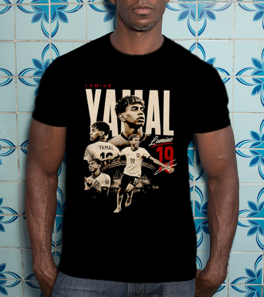 Lamine Yamal 19 Spain National Team T-Shirt