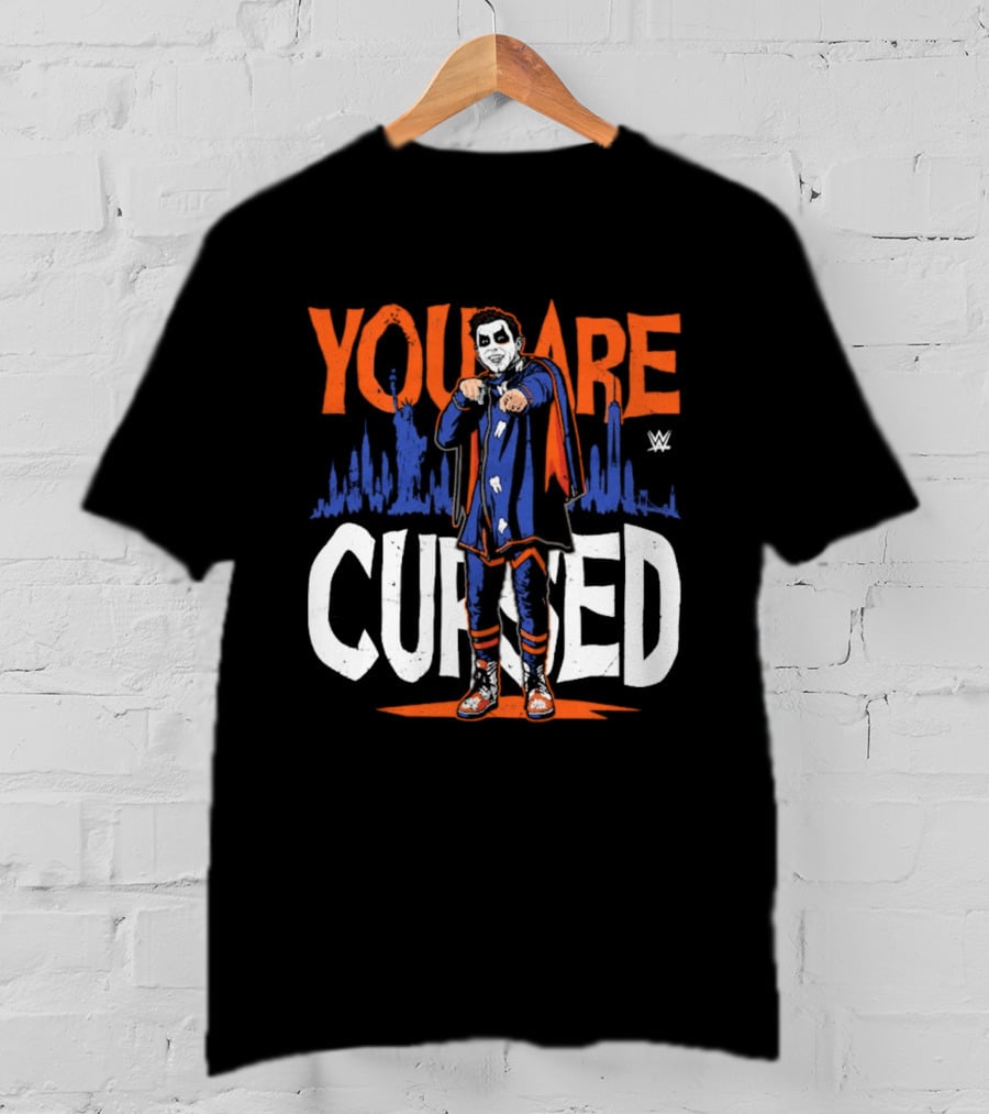Danhausen WWE NYC You Are Cursed Skyline T-Shirt