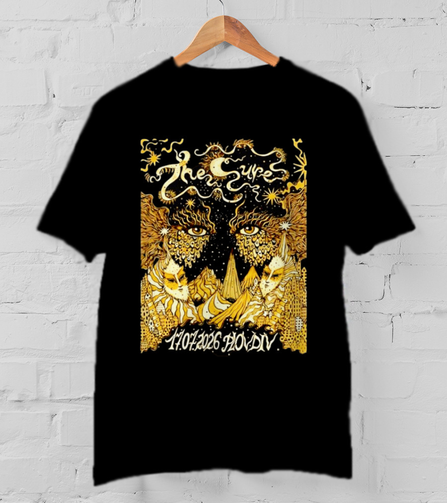 The Cure 17 July 2026 Plovdiv Concert Live Music Event T-Shirt