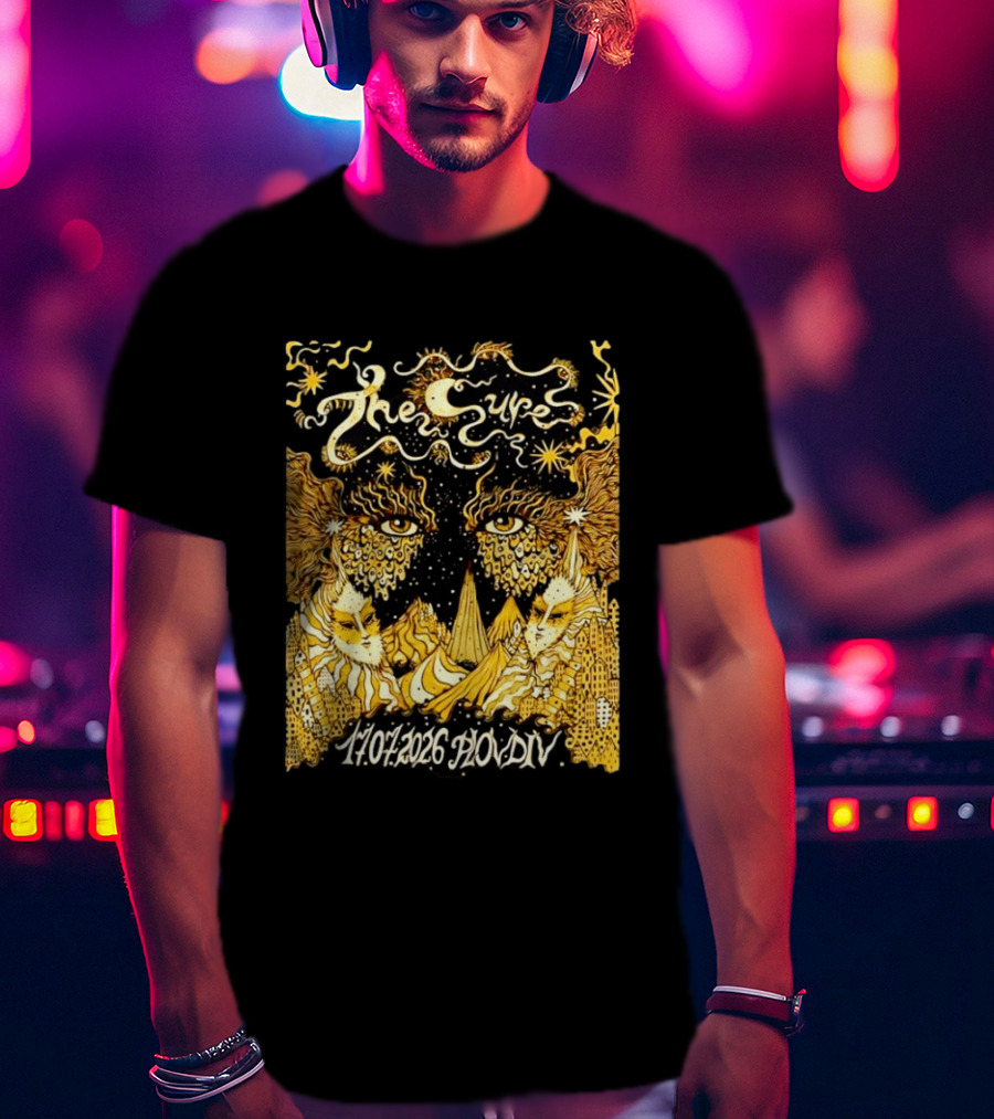 The Cure 17 July 2026 Plovdiv Concert Live Music Event T-Shirt