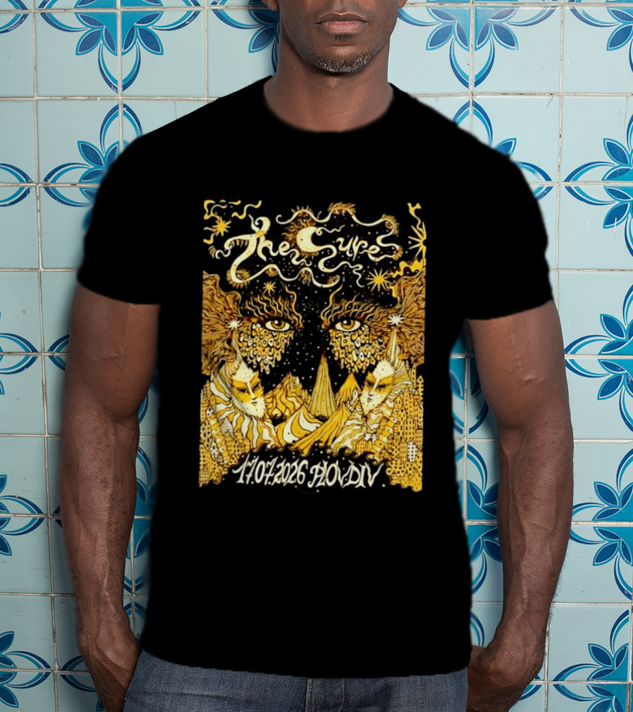 The Cure 17 July 2026 Plovdiv Concert Live Music Event T-Shirt