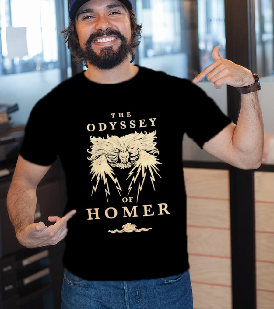 The Odyssey Of Homer Mythical Lightning Lion T-Shirt