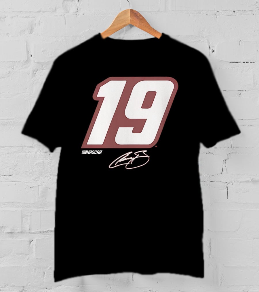 NASCAR Number 19 Racing Motorsport Signature Edition T-Shirt